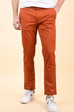 Pantaloni Barbati Selected Stright-Newparis Flex Ketchup